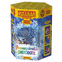 Разноцветные снежинки New Фейерверк купить в Чехове | chekhov.salutsklad.ru